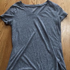 Grey V neck shirt